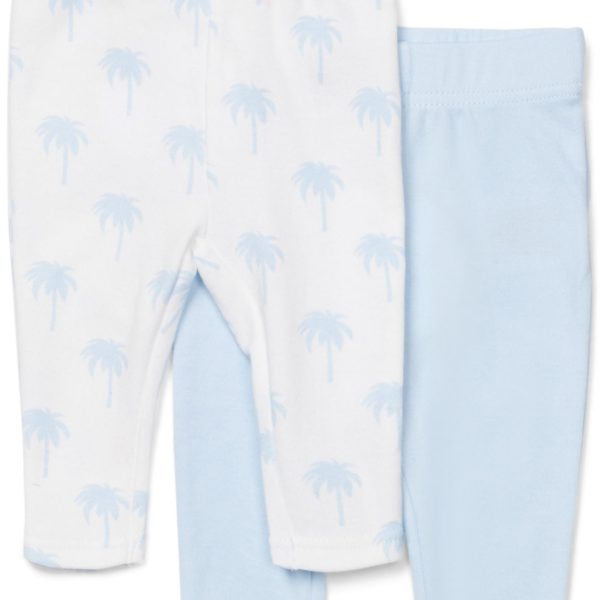 Tiny Treasure Lexi Leggings 2-Pack|Blue/Palm 56