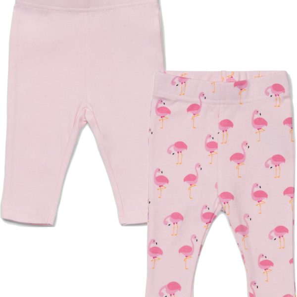 Tiny Treasure Lexi Leggings 2-Pack|Pink/Flamingo 56