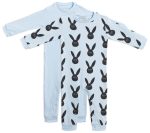 Tiny Treasure Maxime Jumpsuit 2-pack|Baby Blue 74