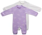 Tiny Treasure Maxime Jumpsuit 2-pack|Orchid Bloom/Diamonds 62