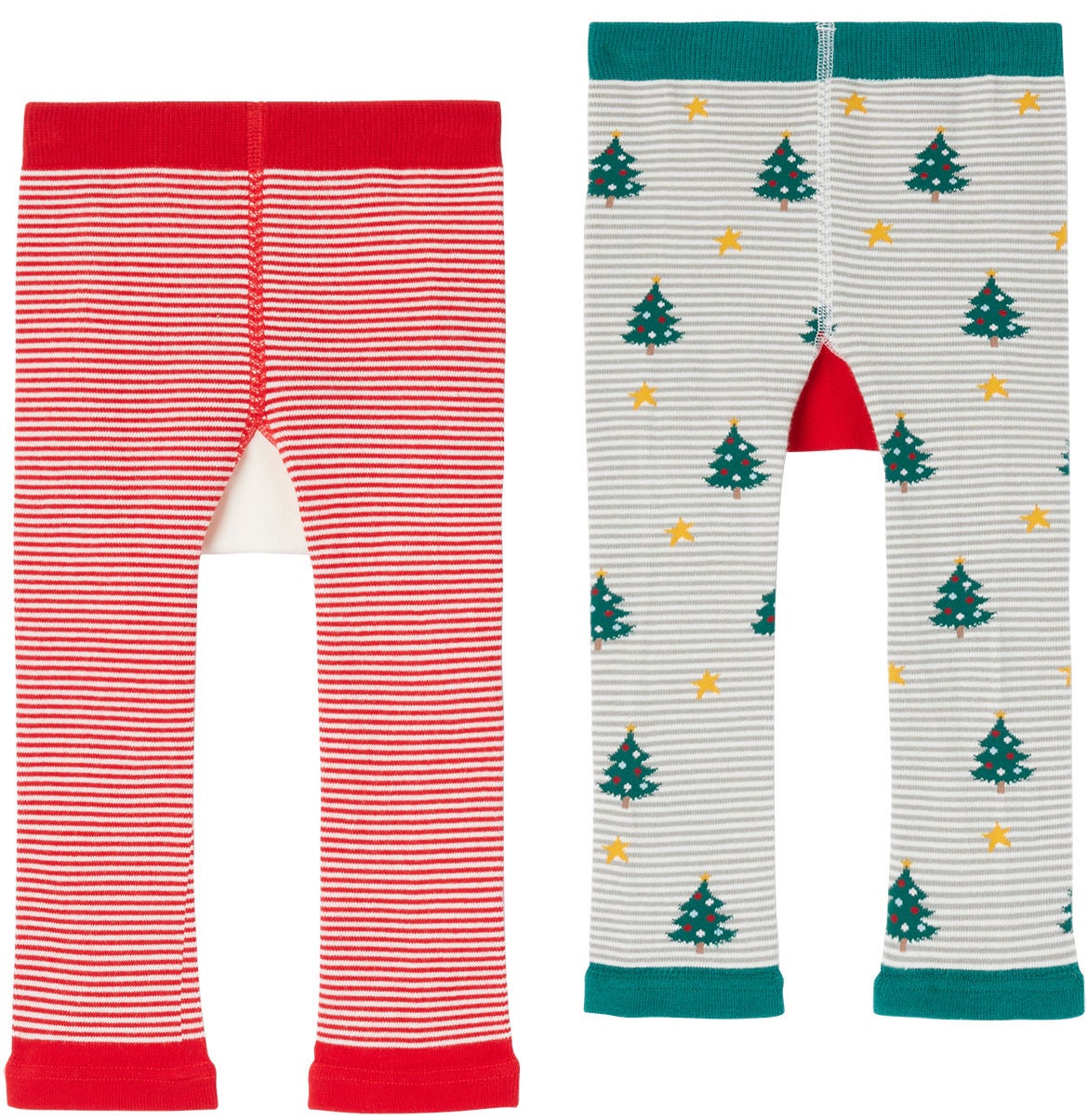 Tom Joule Festive Lively Leggings 2-pack|Red