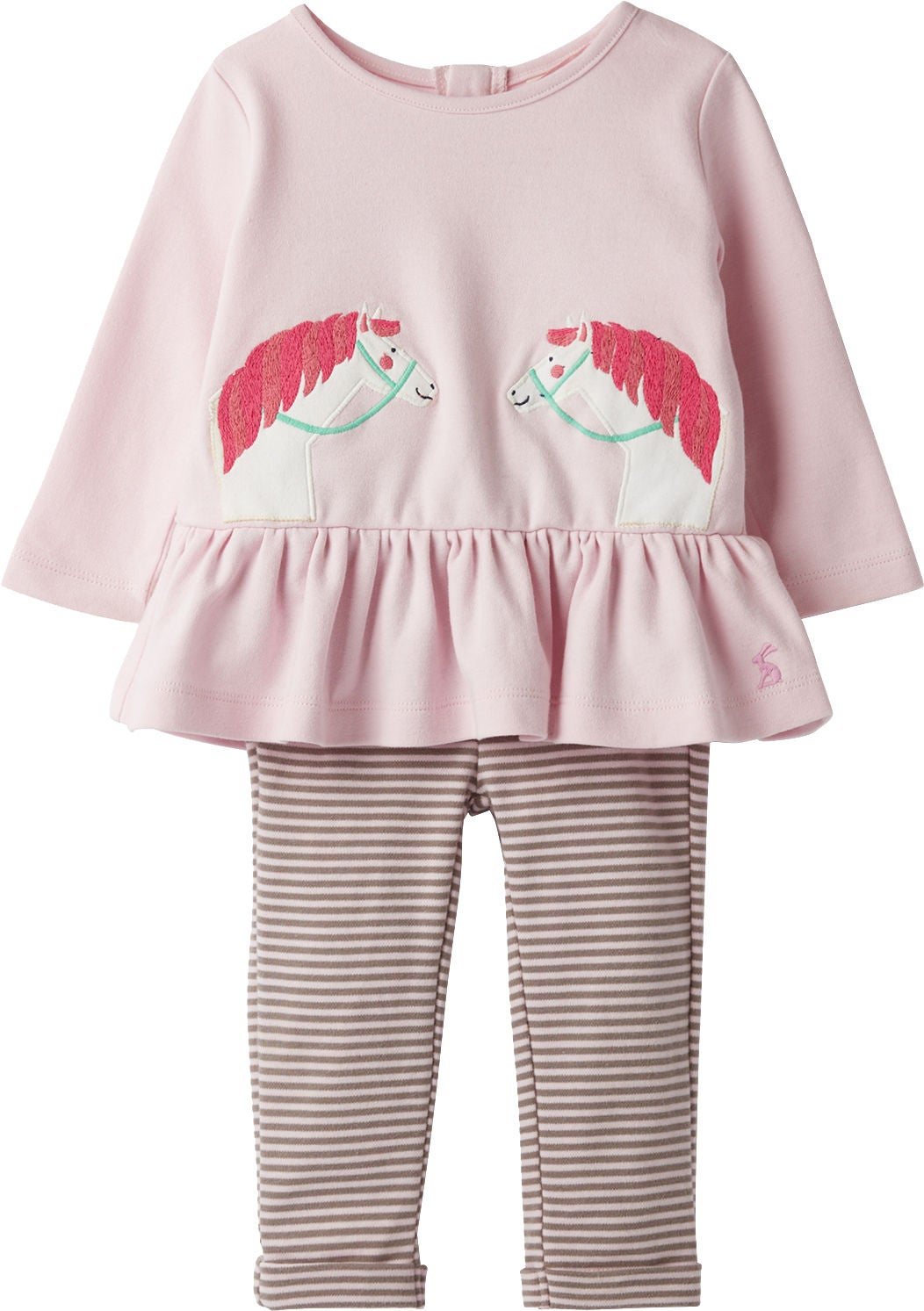 Tom Joule Olivia Applique Klädset|Pink Horses 3-6 Månader