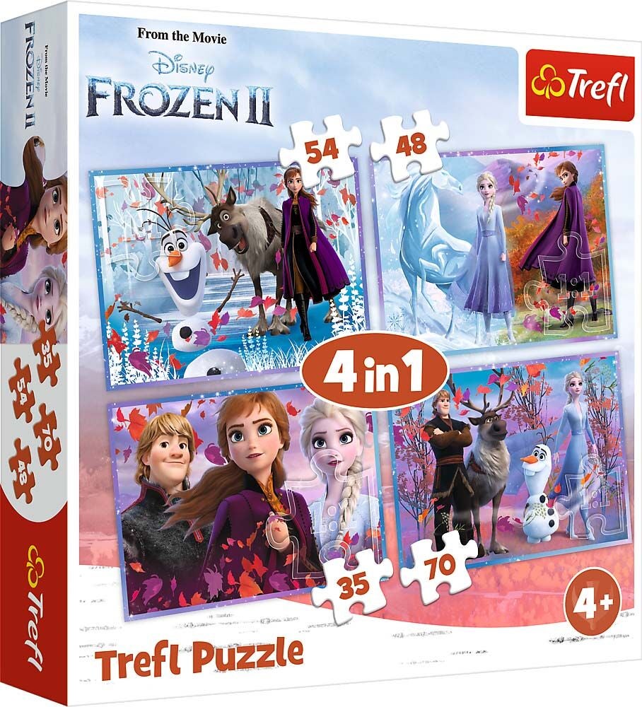 Trefl Disney Pussel Frozen 2 4-in-1|