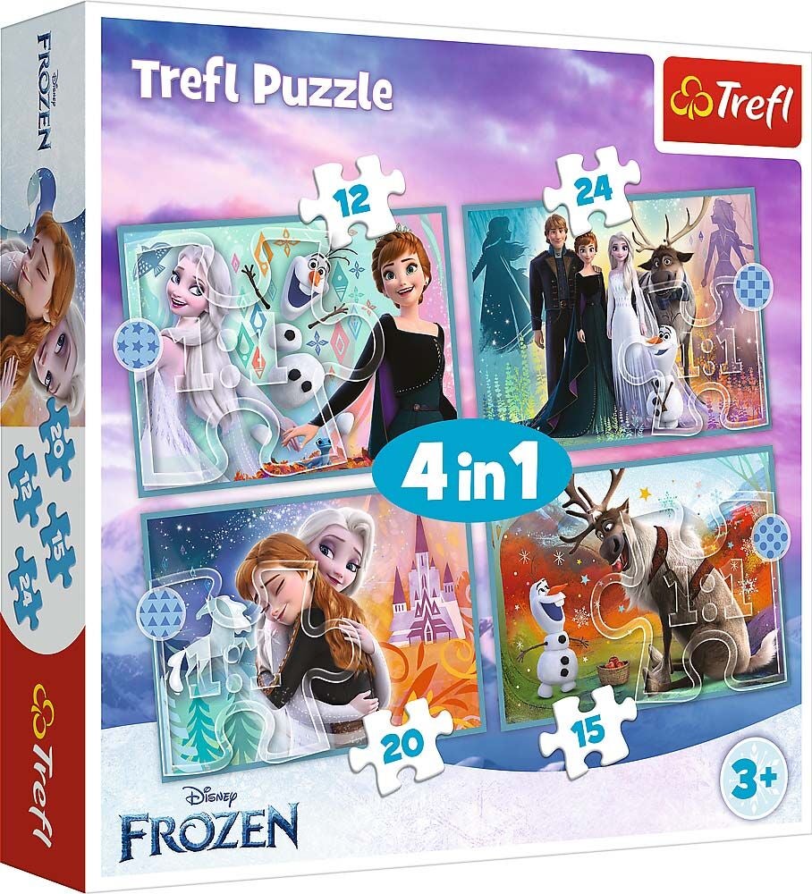 Trefl Frozen Pussel 4-i-1|