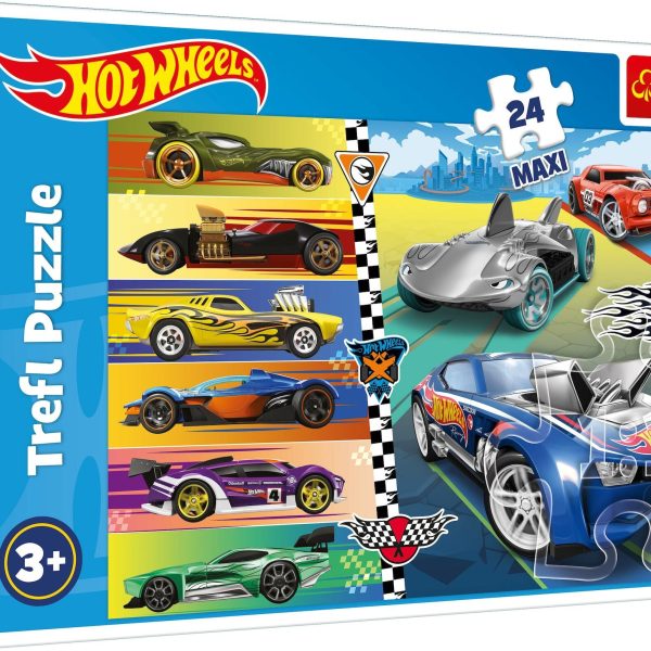 Trefl Hot Wheels Maxi Pussel 24 Bitar|