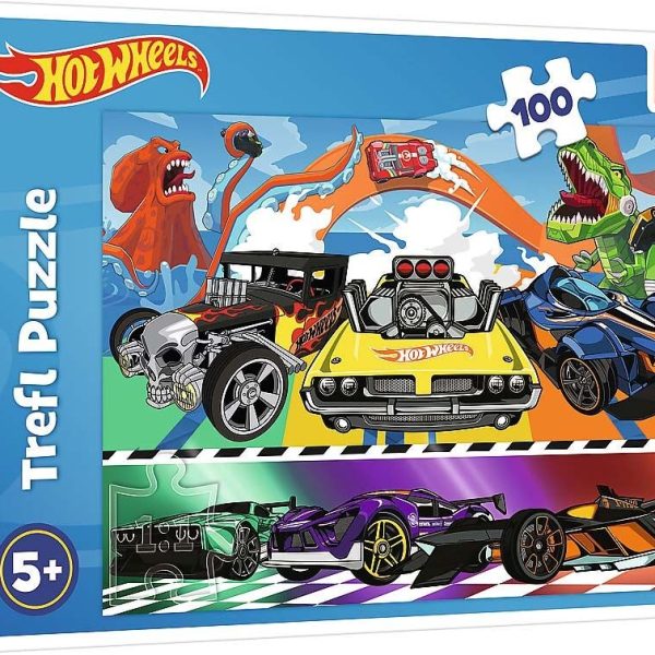 Trefl Hot Wheels Pussel 100 Bitar|