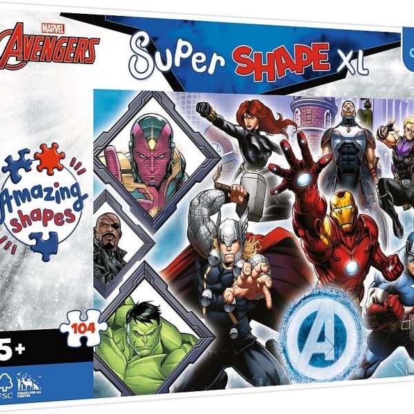 Trefl Junior Marvel Avengers XL Pussel 104 Bitar|