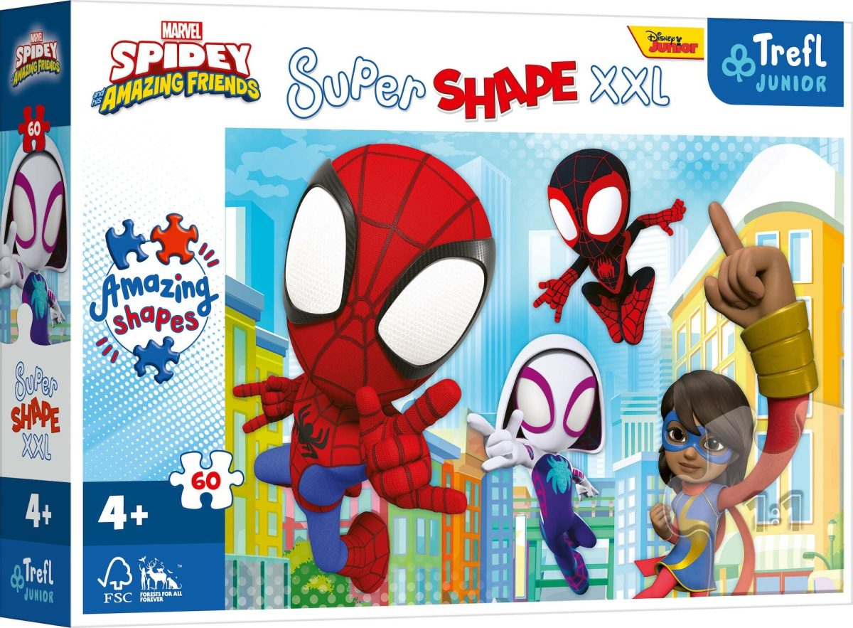 Trefl Junior Spidey And His Amazing Friends XXL Pussel 60 Bitar|