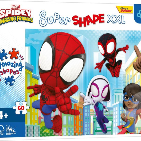 Trefl Junior Spidey And His Amazing Friends XXL Pussel 60 Bitar|