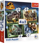 Trefl Jurassic World Pussel 4-i-1|