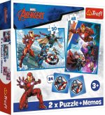 Trefl Marvel Avengers Pussel 2-i-1 + Memo|