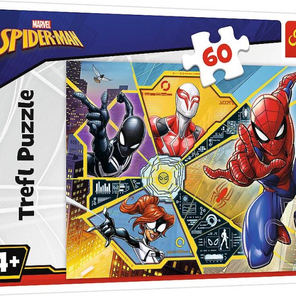 Trefl Marvel Spider-Man Pussel 60 Bitar|