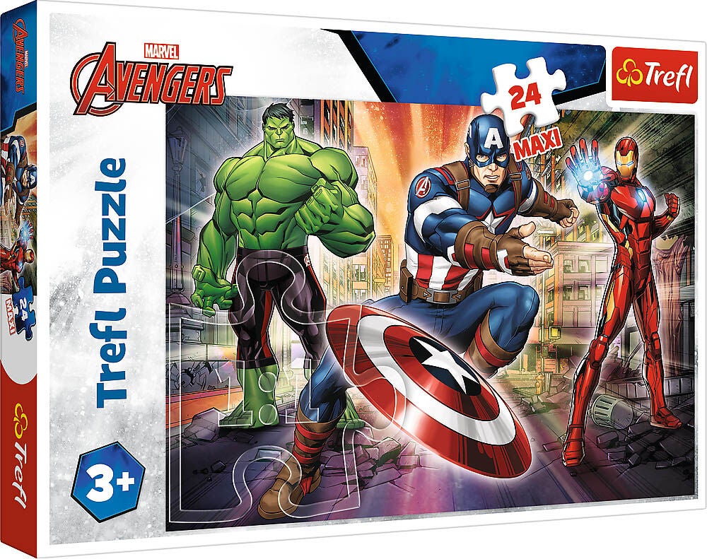 Trefl Marvel The Avengers Pussel 24 Bitar|