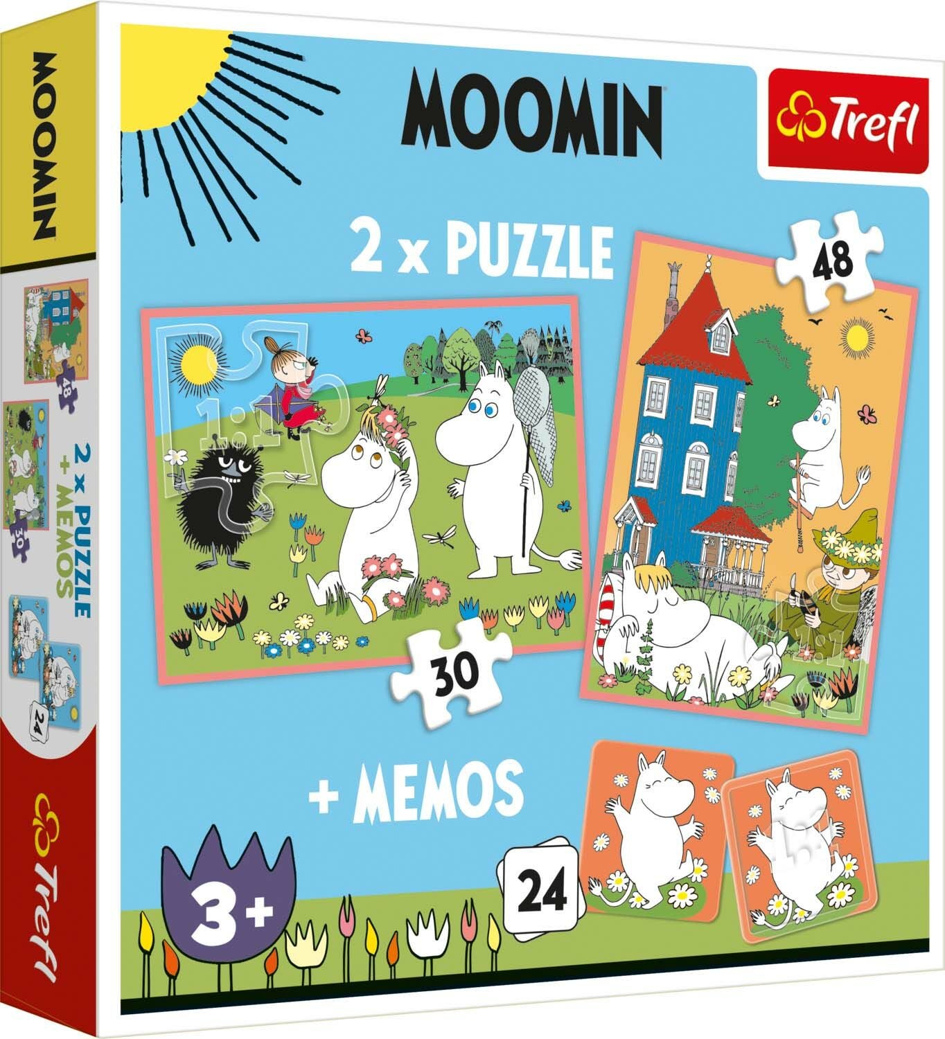 Trefl Mumin Pussel 2-i-1 + Memo|