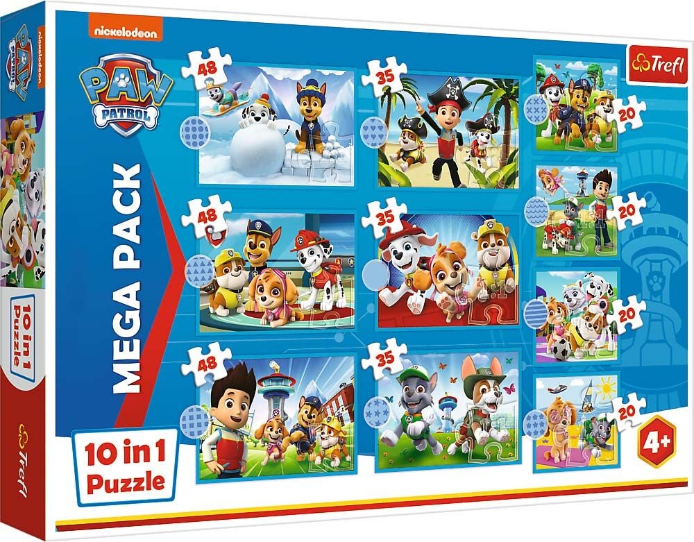 Trefl Paw Patrol Pussel 10-i-1|