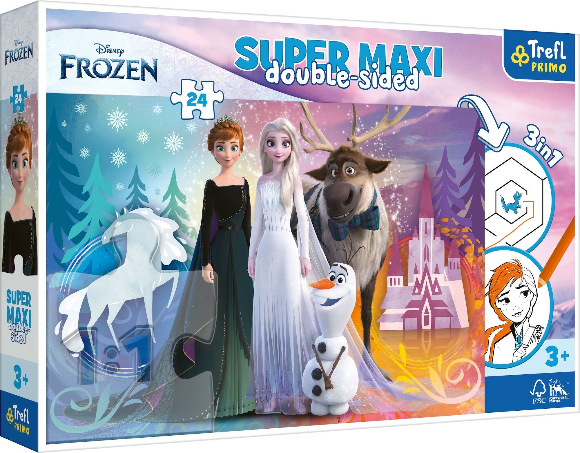 Trefl Primo Frozen Super Maxi Pussel 24 Bitar|