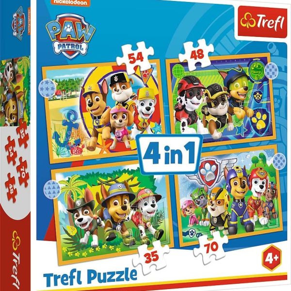 Trefl Pussel Paw Patrol 4-in-1|