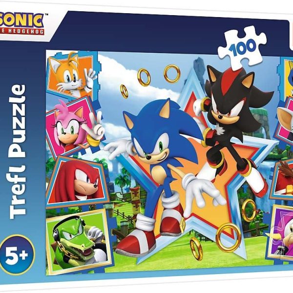 Trefl Sonic Pussel 100 Bitar|