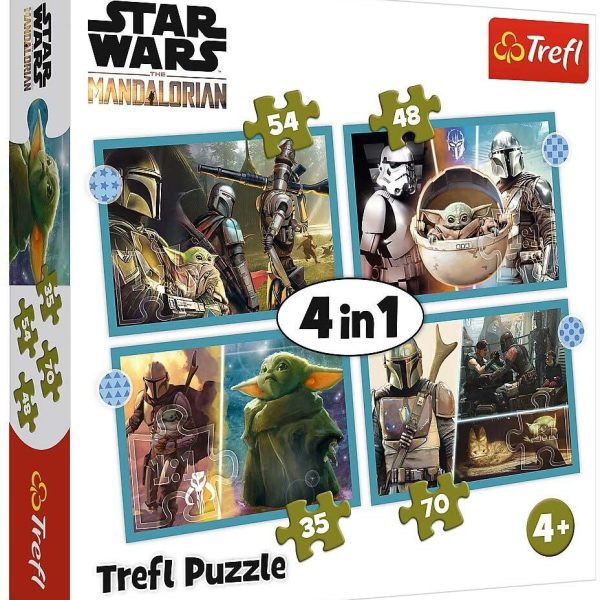 Trefl Star Wars Pussel The Mandalorian 4-in-1|