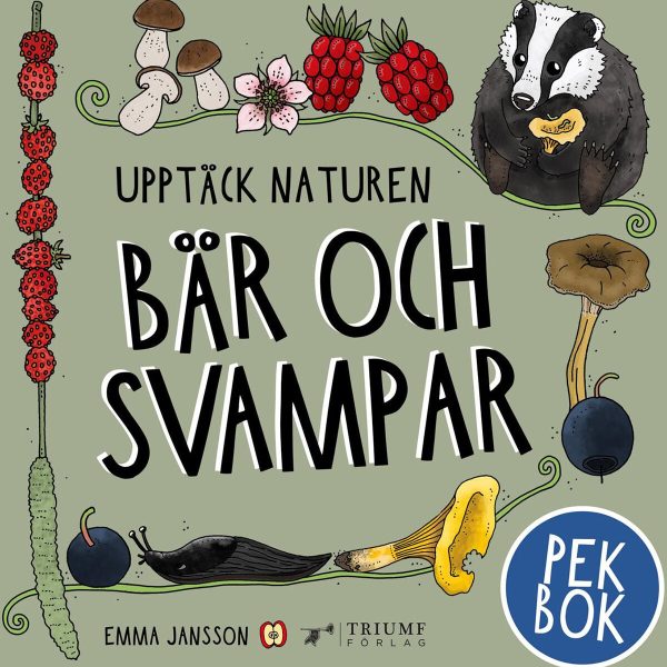 TriumfFörlag Upptäck naturen bär och svampar bok