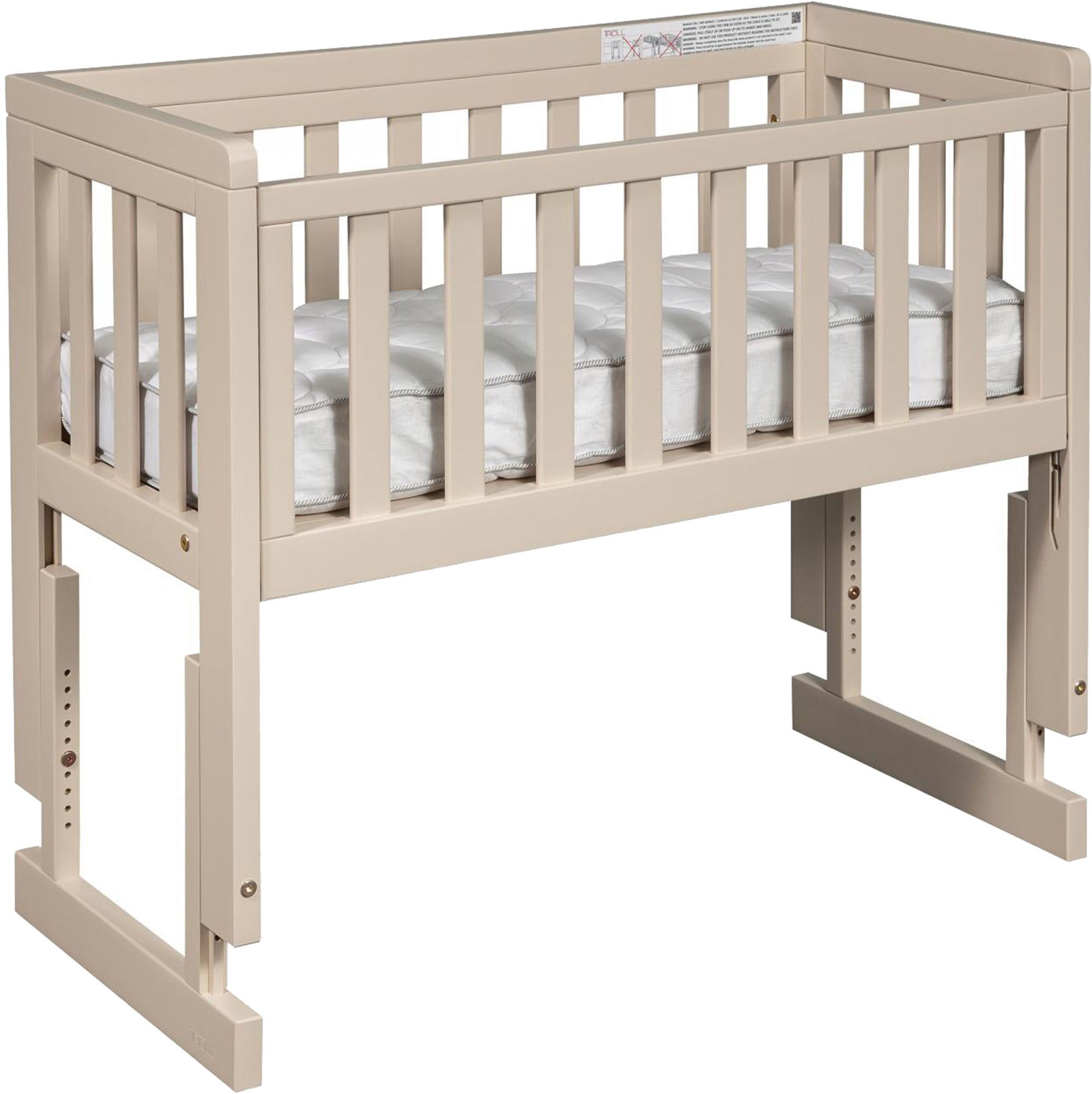 Troll Bedside Crib Oslo|Sand