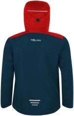 Trollkids Bergen Regnjacka|Bright Red/Mystic Blue