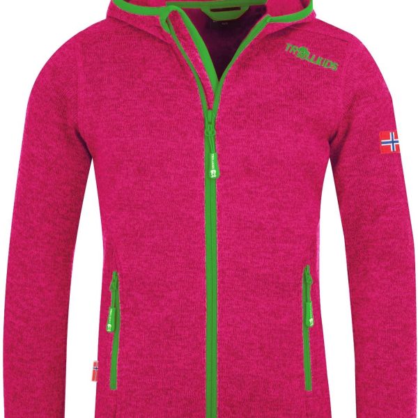 Trollkids Jondalen Fleecejacka|Pink/Green