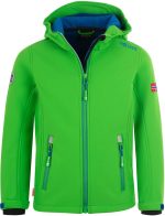 Trollkids Trollfjord Softshelljacka|Bright Green/Medium Blue