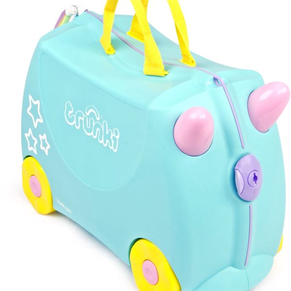 Trunki Una The Unicorn Resväska 18L|Turquoise