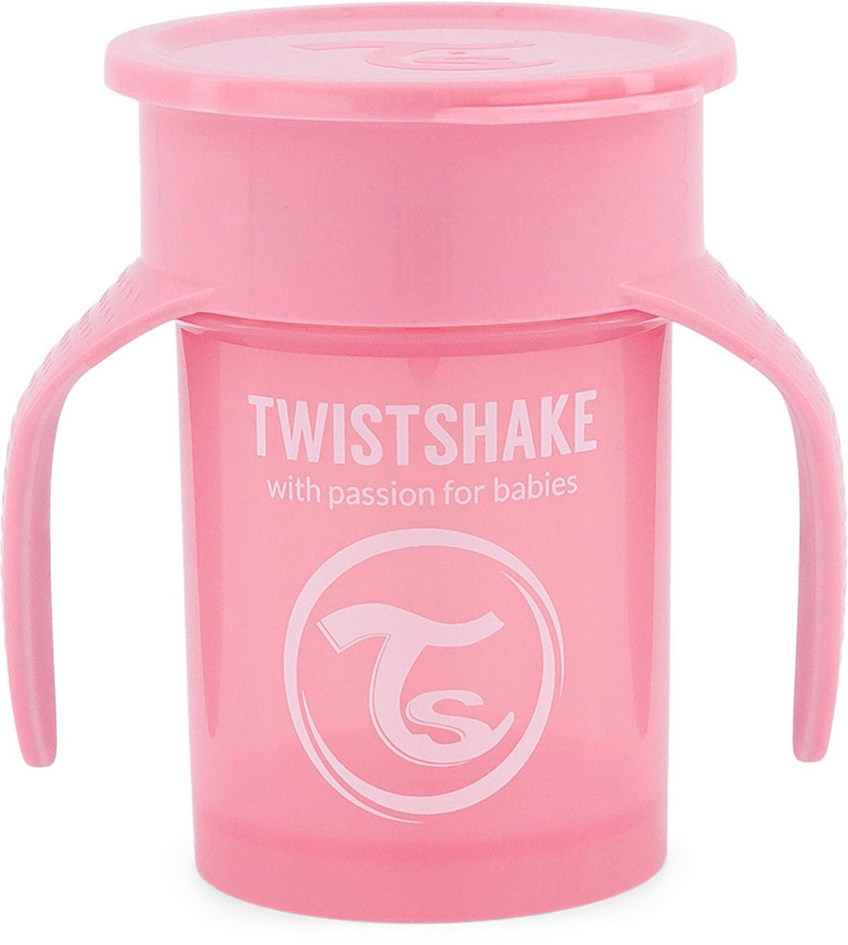 Twistshake 360 Träningsmugg|Pastelrosa