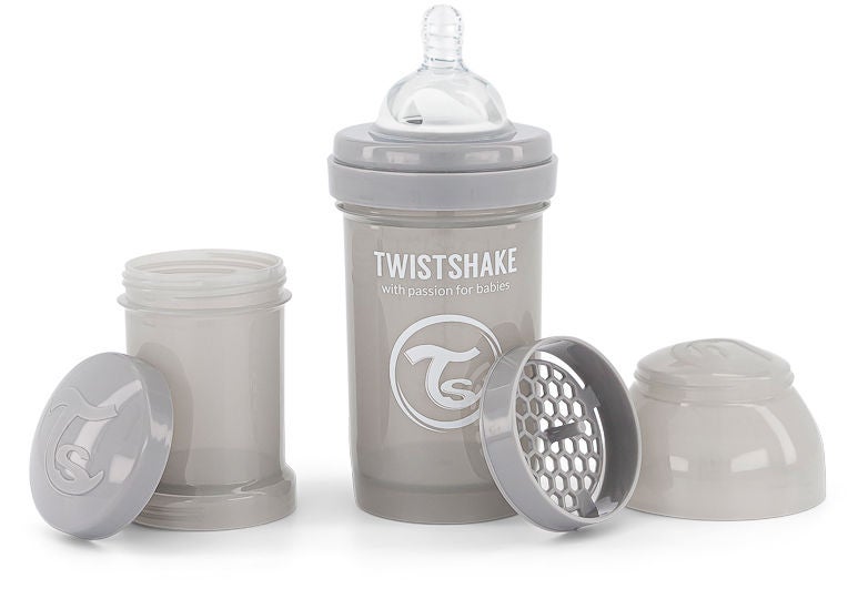 Twistshake Anti-Kolik Nappflaska 180 ml|Grå