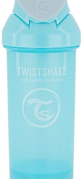 Twistshake Sugrörsmugg 360 ml|Blå