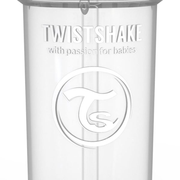 Twistshake Sugrörsmugg 360 ml|Vit