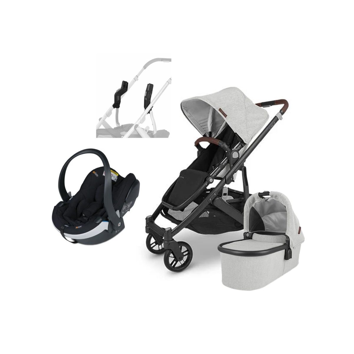 UPPAbaby CRUZ V2 Duovagn inkl. BeSafe iZi Go Modular X2