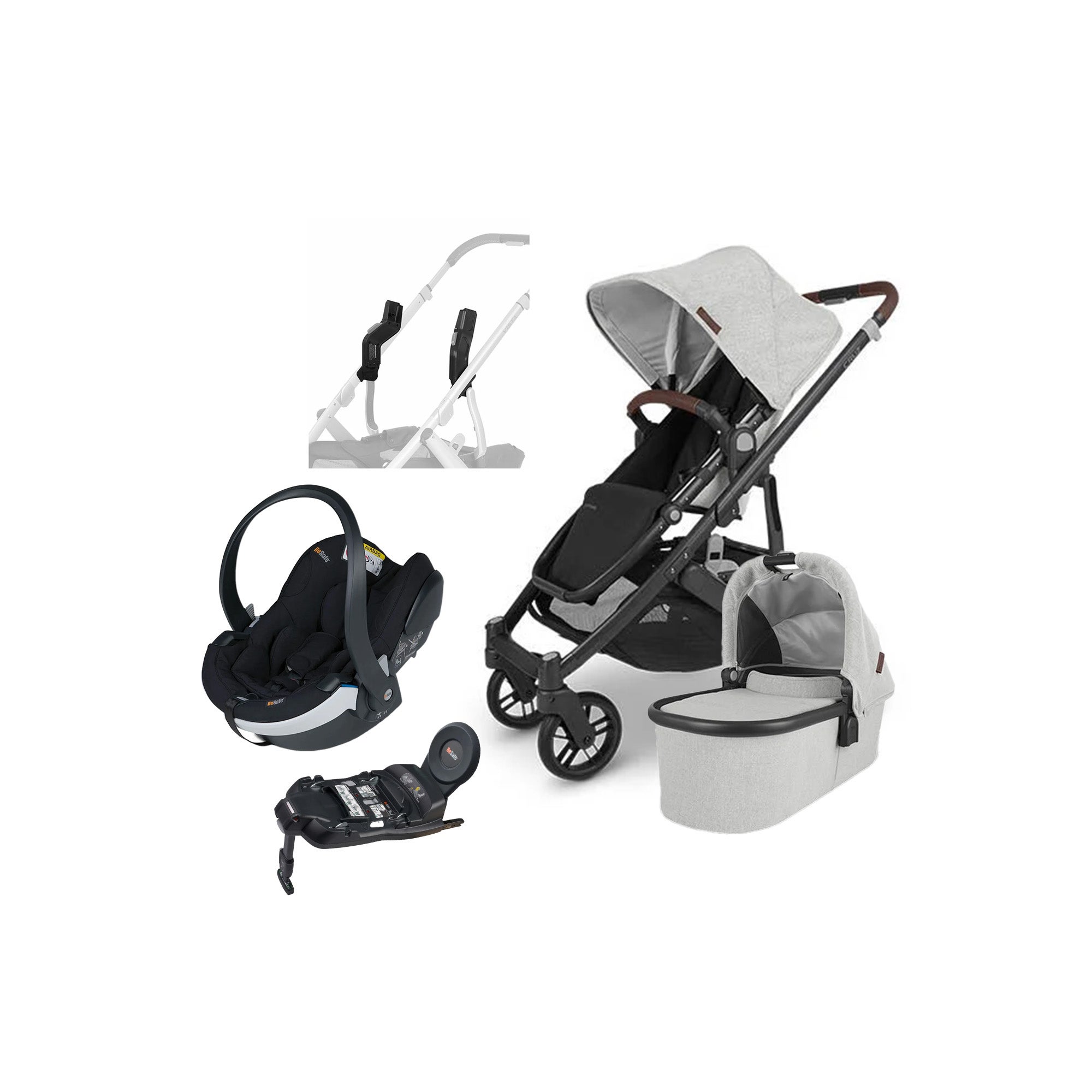 UPPAbaby CRUZ V2 Duovagn inkl. BeSafe iZi Go Modular X2 &  Bas