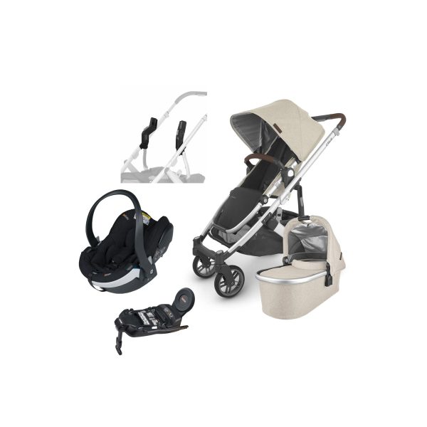 UPPAbaby CRUZ V2 Duovagn inkl. BeSafe iZi Go Modular X2 &  Bas