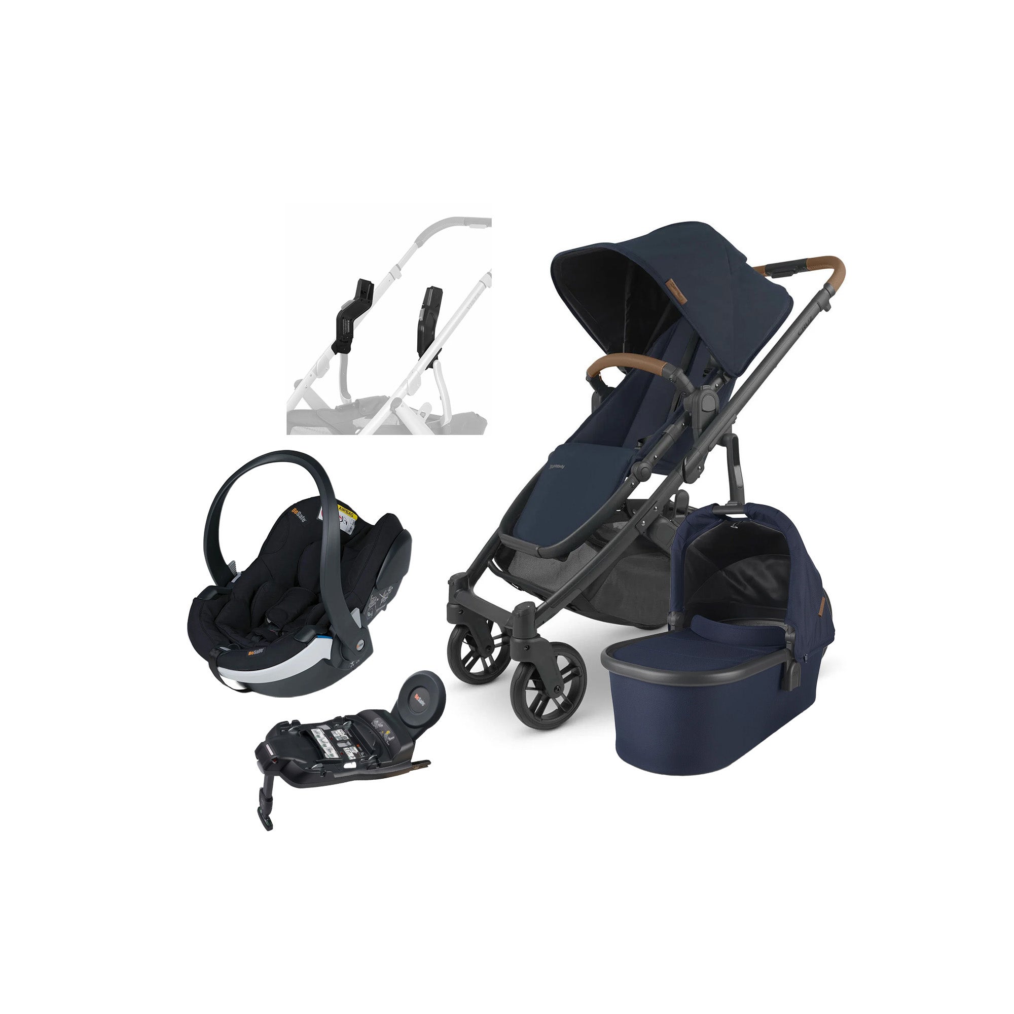 UPPAbaby CRUZ V2 Duovagn inkl. BeSafe iZi Go Modular X2 &  Bas