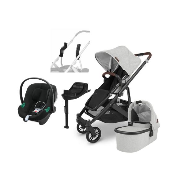 UPPAbaby CRUZ V2 Duovagn inkl. Cybex Aton B2 &  Bas