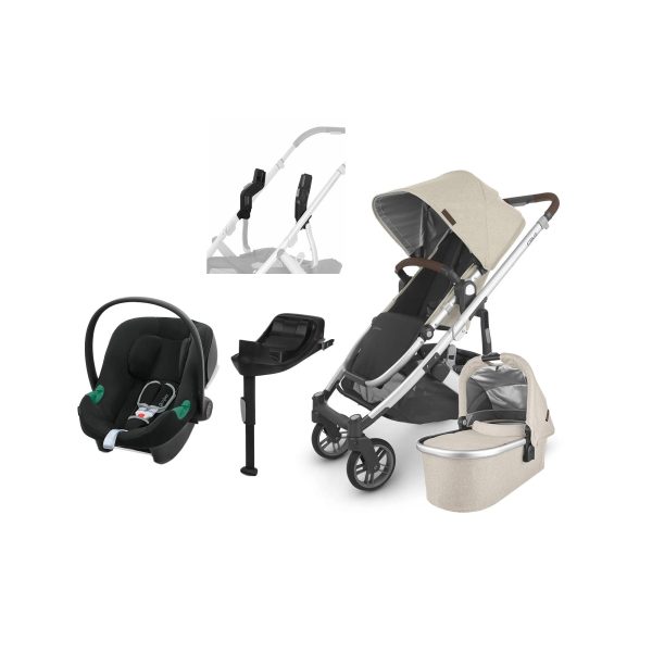 UPPAbaby CRUZ V2 Duovagn inkl. Cybex Aton B2 &  Bas