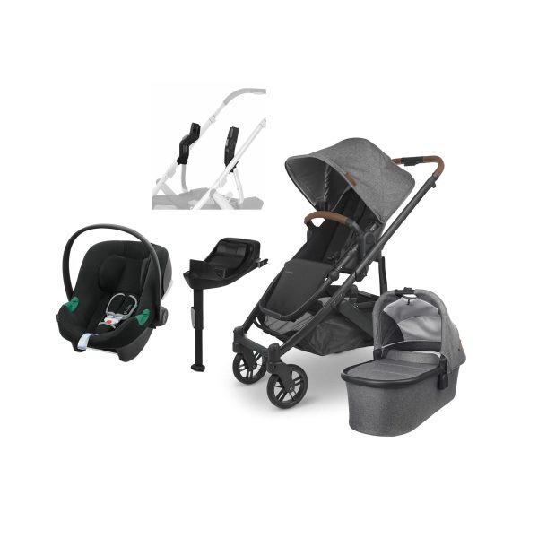 UPPAbaby CRUZ V2 Duovagn inkl. Cybex Aton B2 &  Bas