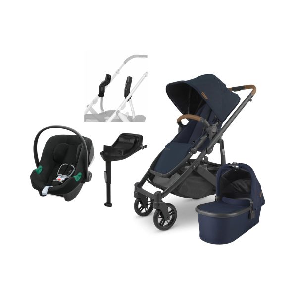 UPPAbaby CRUZ V2 Duovagn inkl. Cybex Aton B2 &  Bas