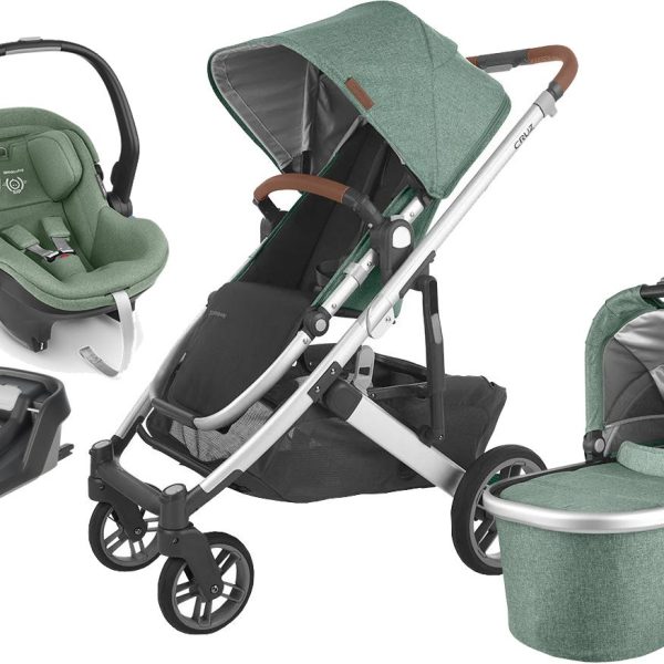 UPPAbaby CRUZ V2 Duovagn inkl. MESA i-Size Babyskydd &  Bas