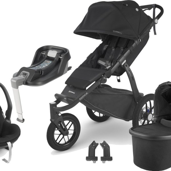 UPPAbaby RIDGE Duovagn inkl. MESA i-Size Babyskydd &  Bas