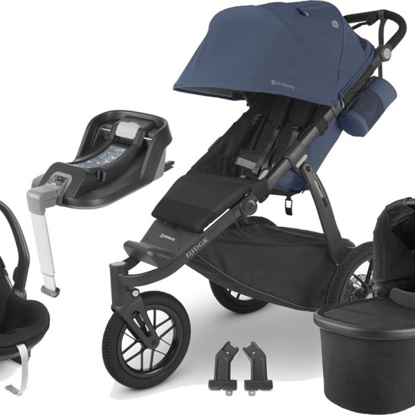 UPPAbaby RIDGE Duovagn inkl. MESA i-Size Babyskydd &  Bas