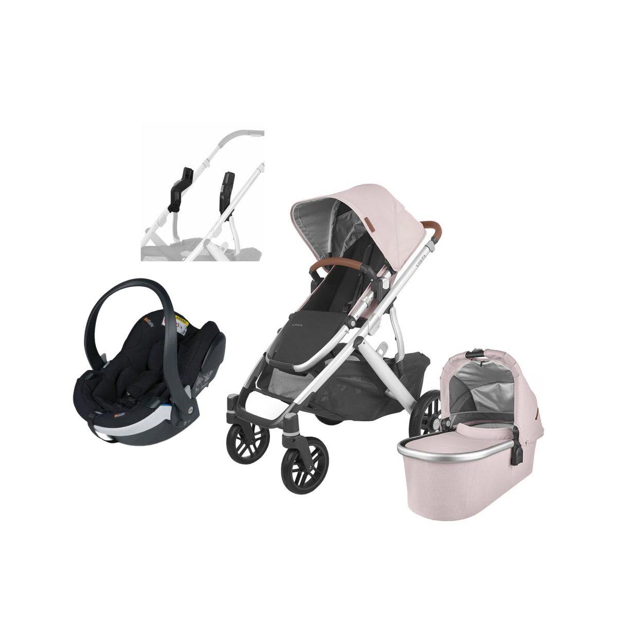 UPPAbaby VISTA V2 Duovagn inkl. BeSafe iZi Go Modular X2