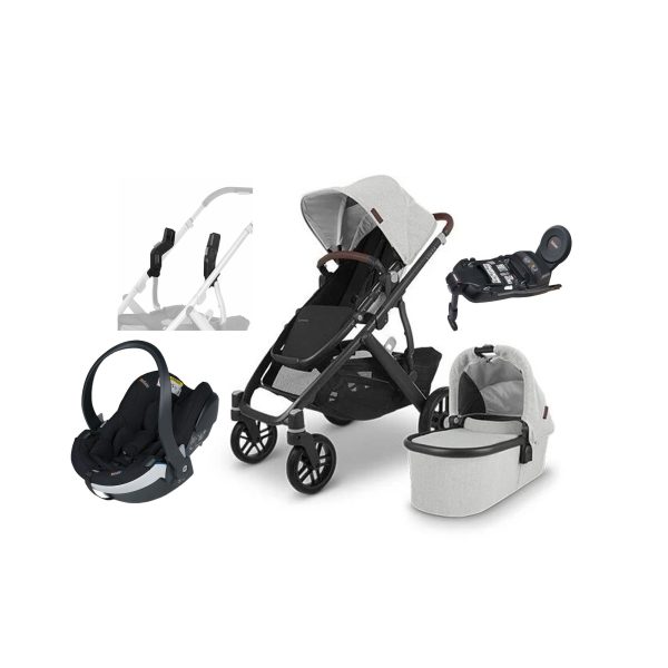 UPPAbaby VISTA V2 Duovagn inkl. BeSafe iZi Go Modular X2 &  Bas