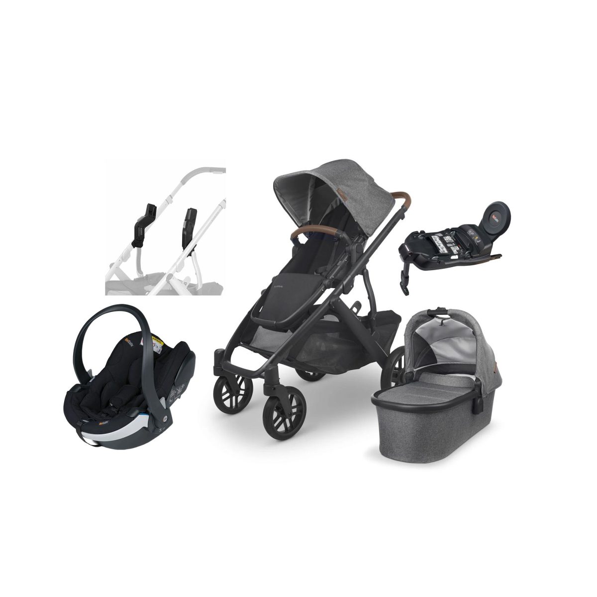 UPPAbaby VISTA V2 Duovagn inkl. BeSafe iZi Go Modular X2 &  Bas