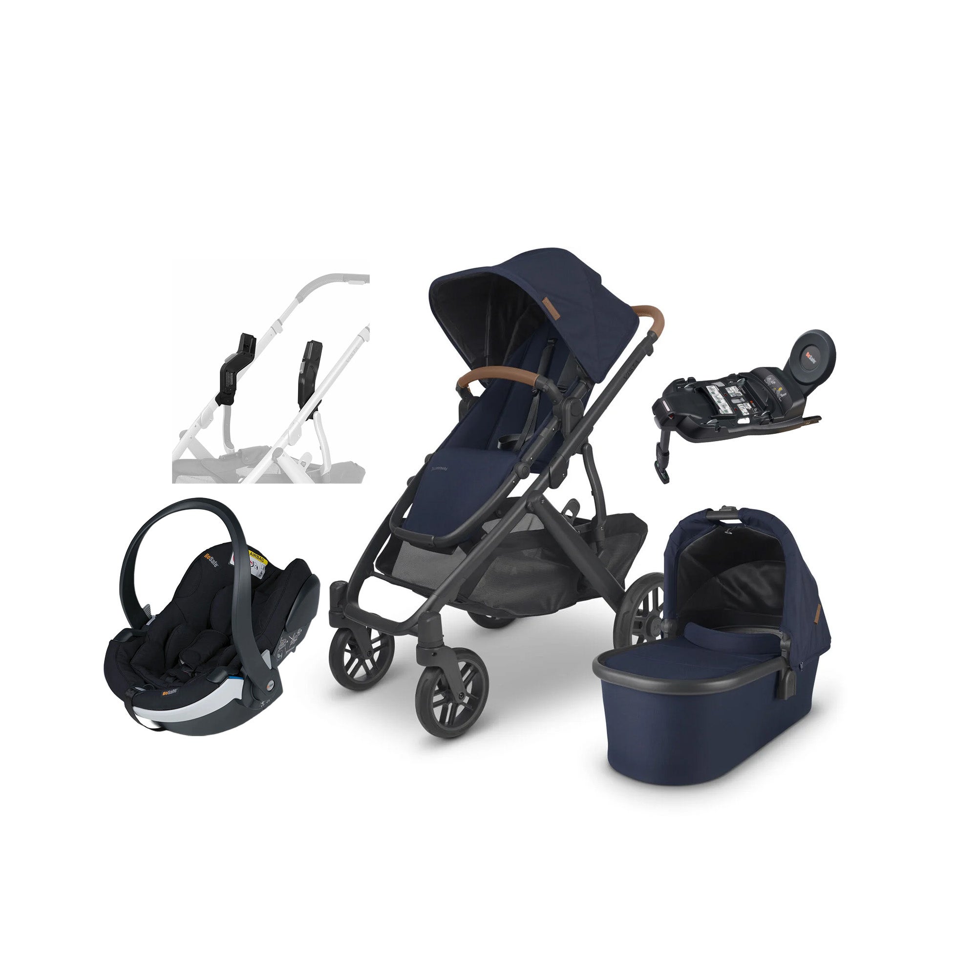 UPPAbaby VISTA V2 Duovagn inkl. BeSafe iZi Go Modular X2 &  Bas