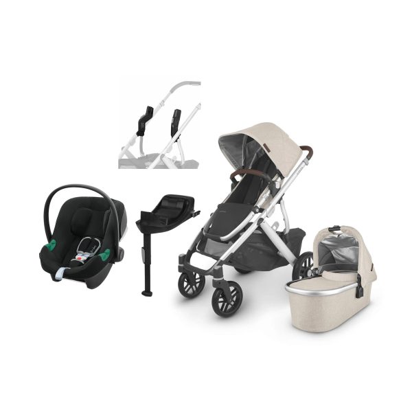 UPPAbaby VISTA V2 Duovagn inkl. Cybex Aton B2 &  Bas