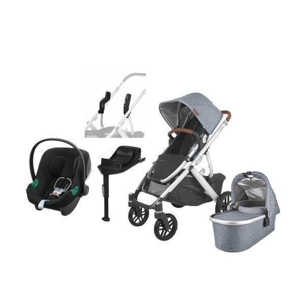 UPPAbaby VISTA V2 Duovagn inkl. Cybex Aton B2 &  Bas